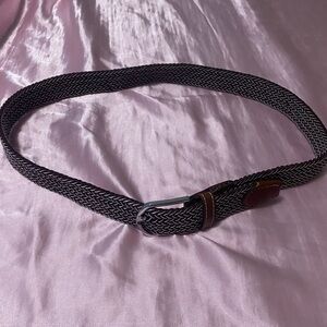 Stylish Black and Brown Elastic Men's Belt
